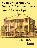 A homeowner has discovered a perfectly preserved newspaper advertisement showing an artist’s impression of her three-bedroom semidetached house when it was first built eight decades ago.